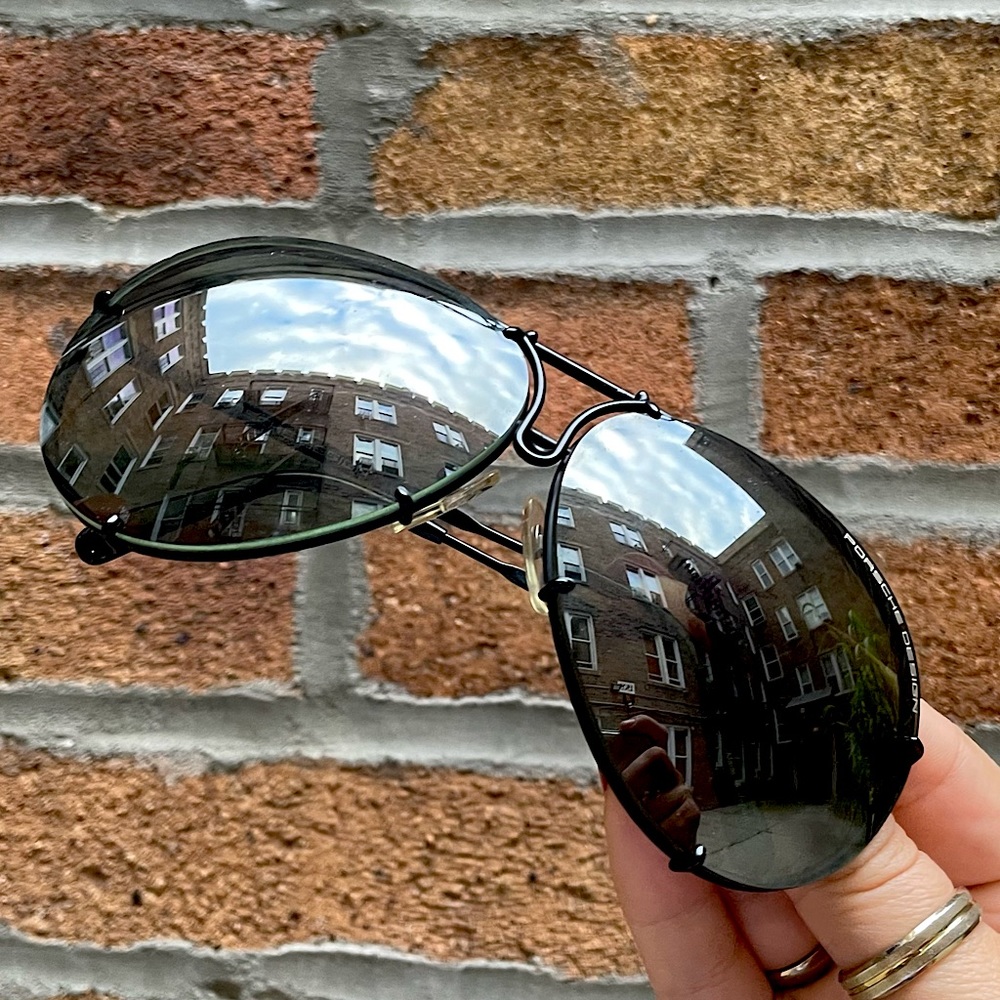 Brand New Authentic Porsche Design P8478 Aviator Sunglasses 66mm